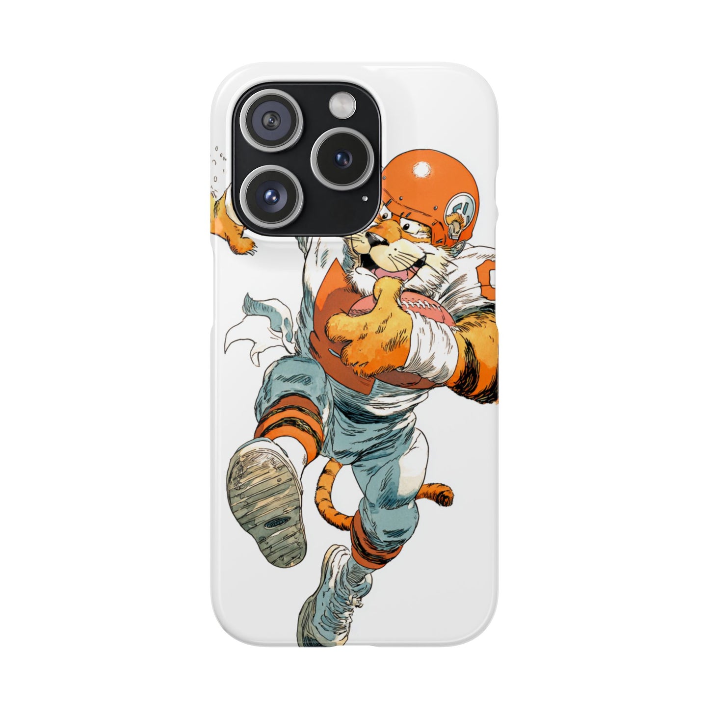 Cincinnati Bengals Snap Cases, Football Fans Phone Case, Tiger Cartoon Art Design, Football Lover Gift, Protective Phone Cover