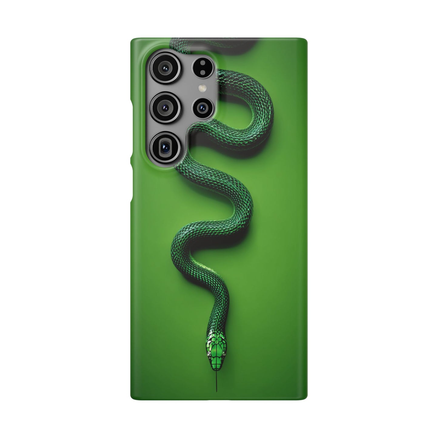 Green Snake Snap Case for iPhone, Stylish Phone Cover, Unique Gift, Trendy Accessory, Birthday, Nature Lover's Phone Case