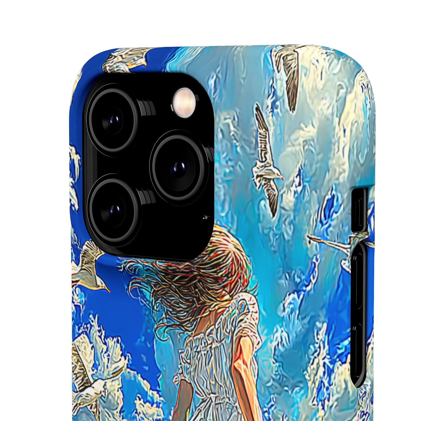 Dreamy Seaside Snap Case, Ocean Waves Phone Cover, Summer Vibe Gift, Cute Aesthetic Accessory, Beach Lover Case