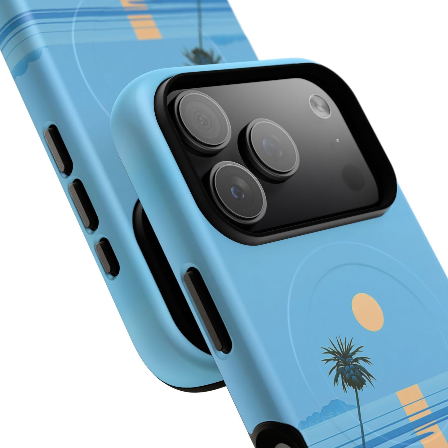 Tough Magnetic Case — Minimal Sunset Palm Phone Cover