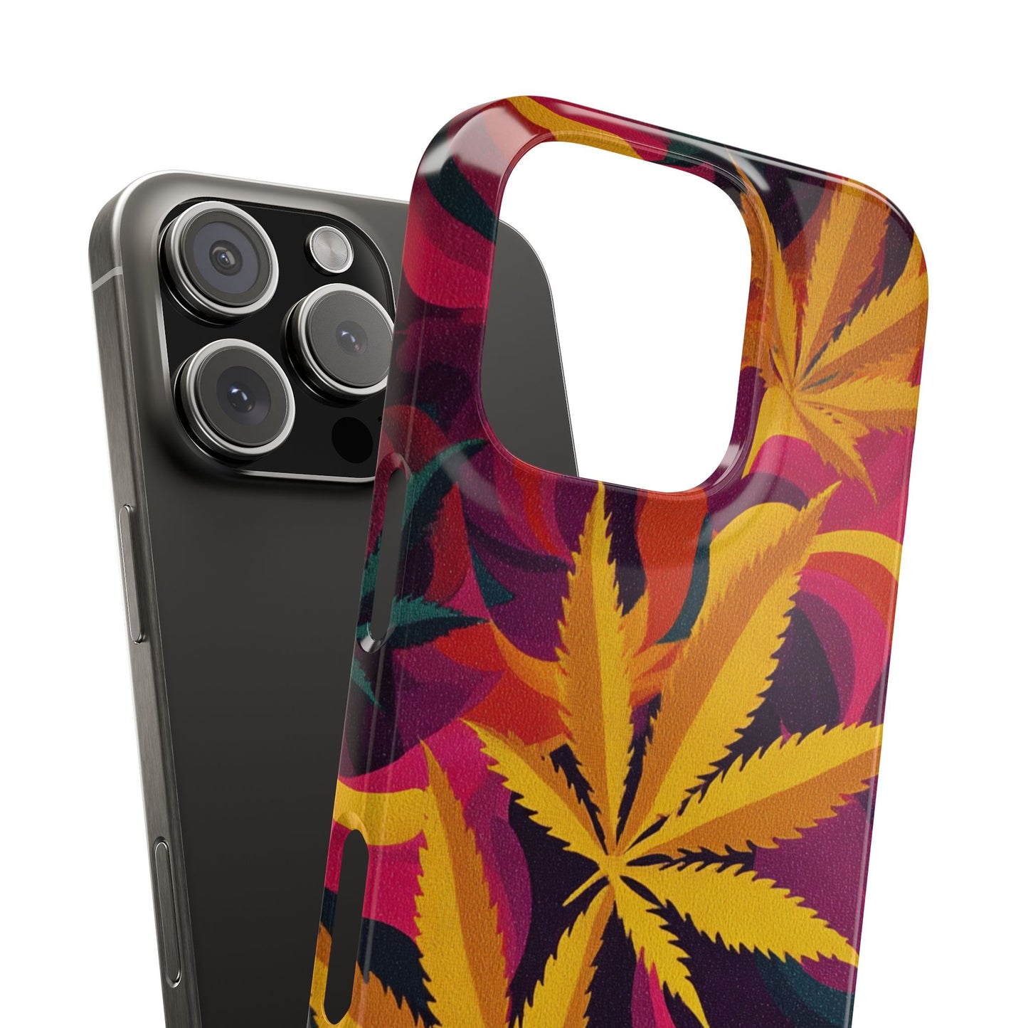 Autumn Vibe Cannabis Snap Case for IPhones and Samsungs Custom