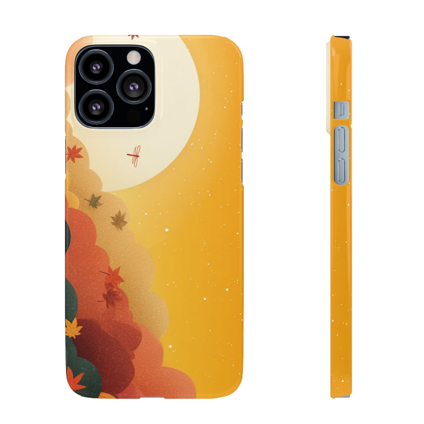 Autumn Sunset Snap Case, Fall Phone Cover, Nature-Themed Accessory, Gift for Her, Seasonal Aesthetic