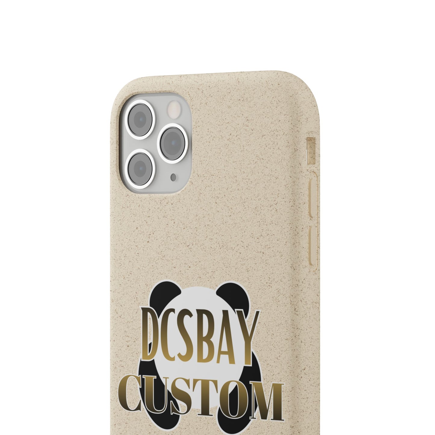 Biodegradable Panda Phone Case — Eco-Friendly Customizable iPhone Cover