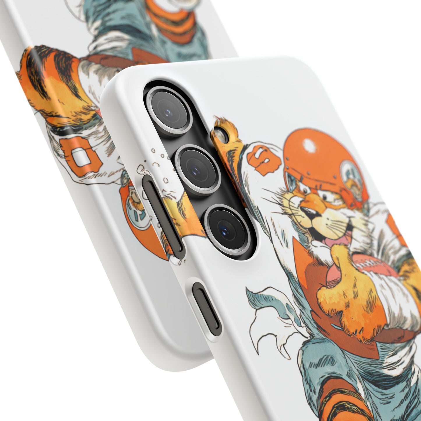 Cincinnati Bengals Snap Cases, Football Fans Phone Case, Tiger Cartoon Art Design, Football Lover Gift, Protective Phone Cover
