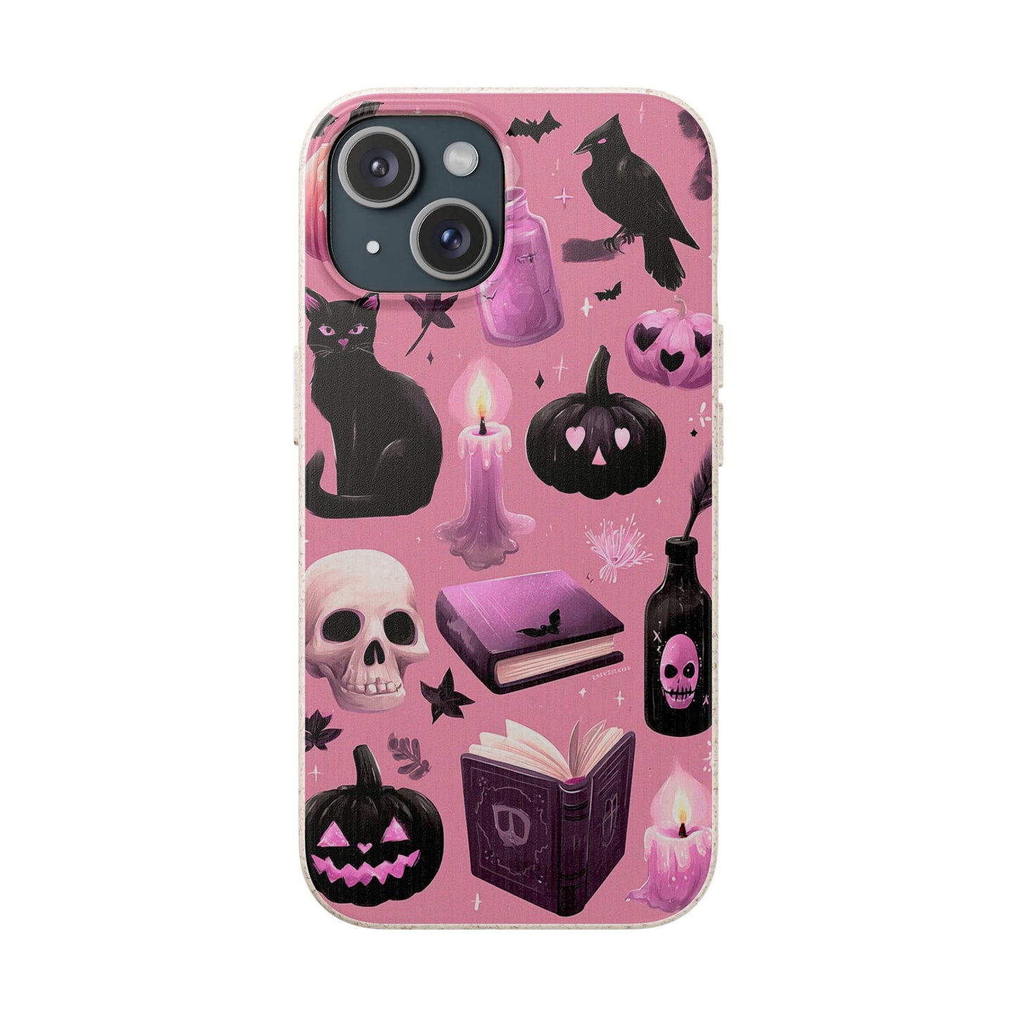 Halloween-Inspired Biodegradable Phone Case, Eco-Friendly Cell Phone Cover, Cute Goth Aesthetic Gift, Sustainable Halloween Decor, [...]