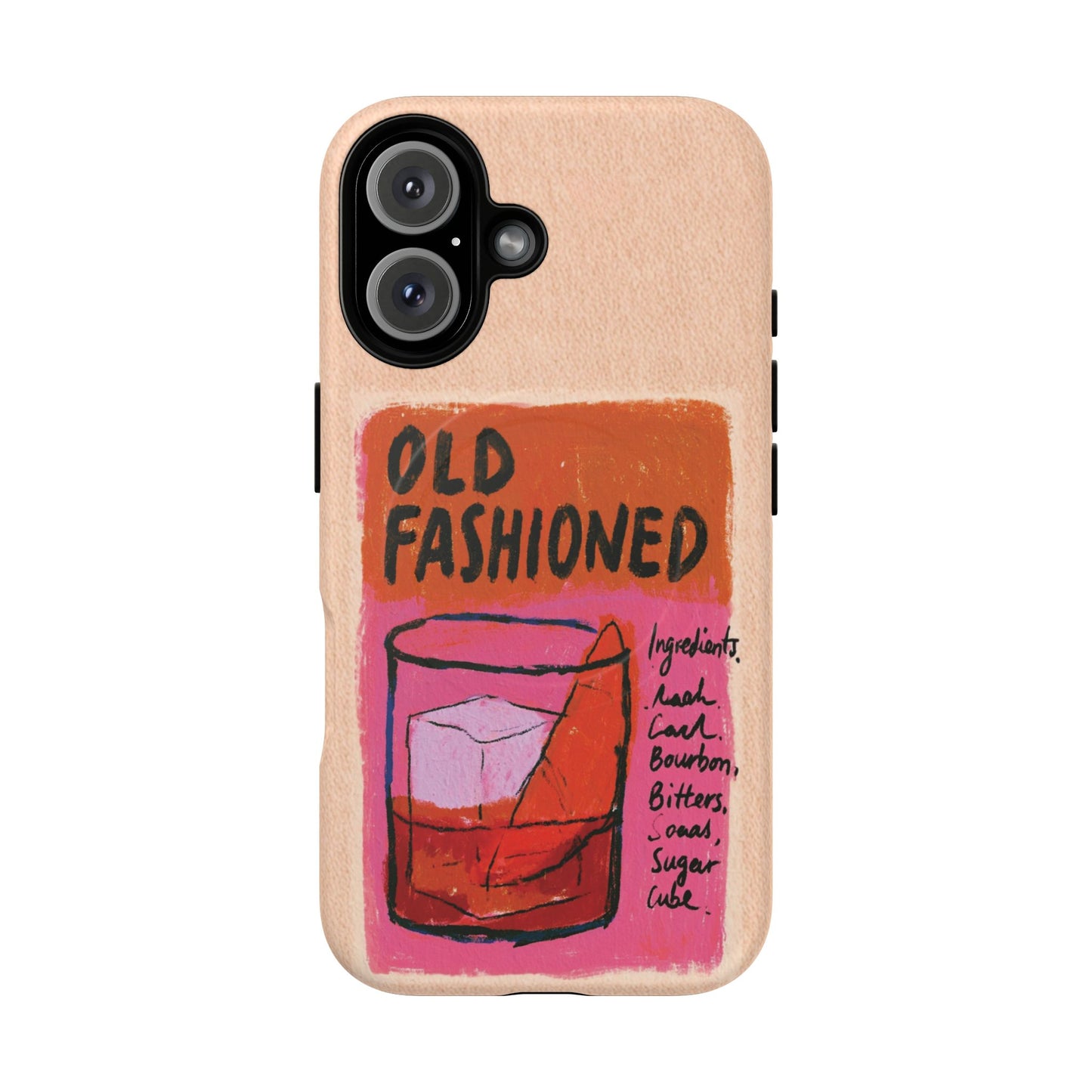 Old Fashioned Phone Case — Retro Cocktail iPhone Magnetic Case