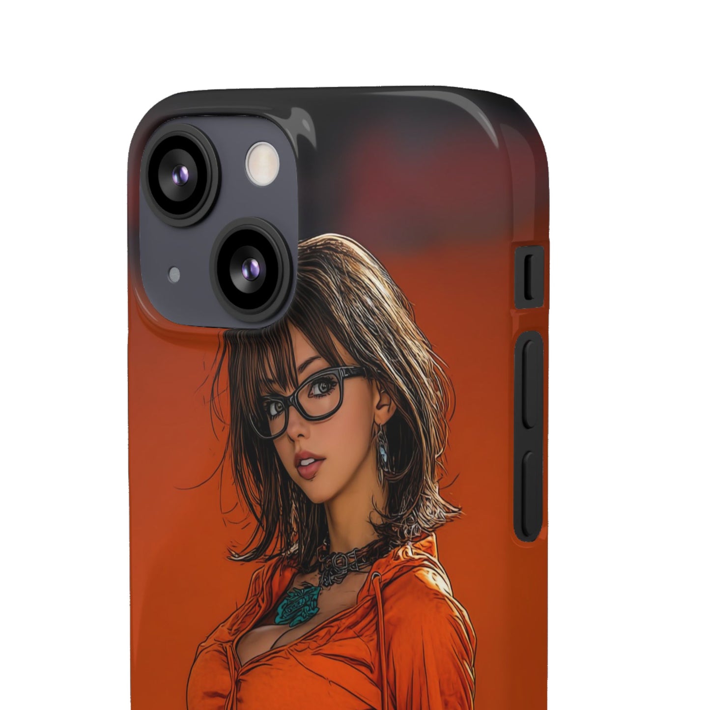 Velma Dinkley Cleveland Browns Fan Snap Cases, Phone Cover, Cartoon Style Art, Custom Case, Protective Shell