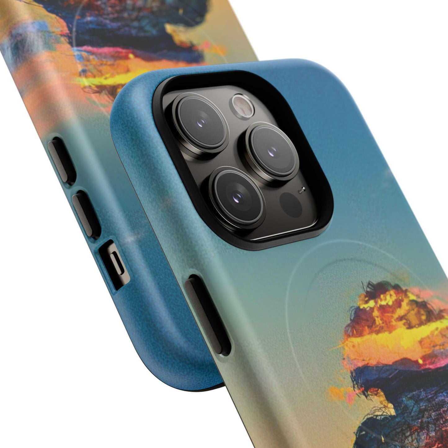 Abstract Sunset Silhouette Tough Magnetic Phone Case