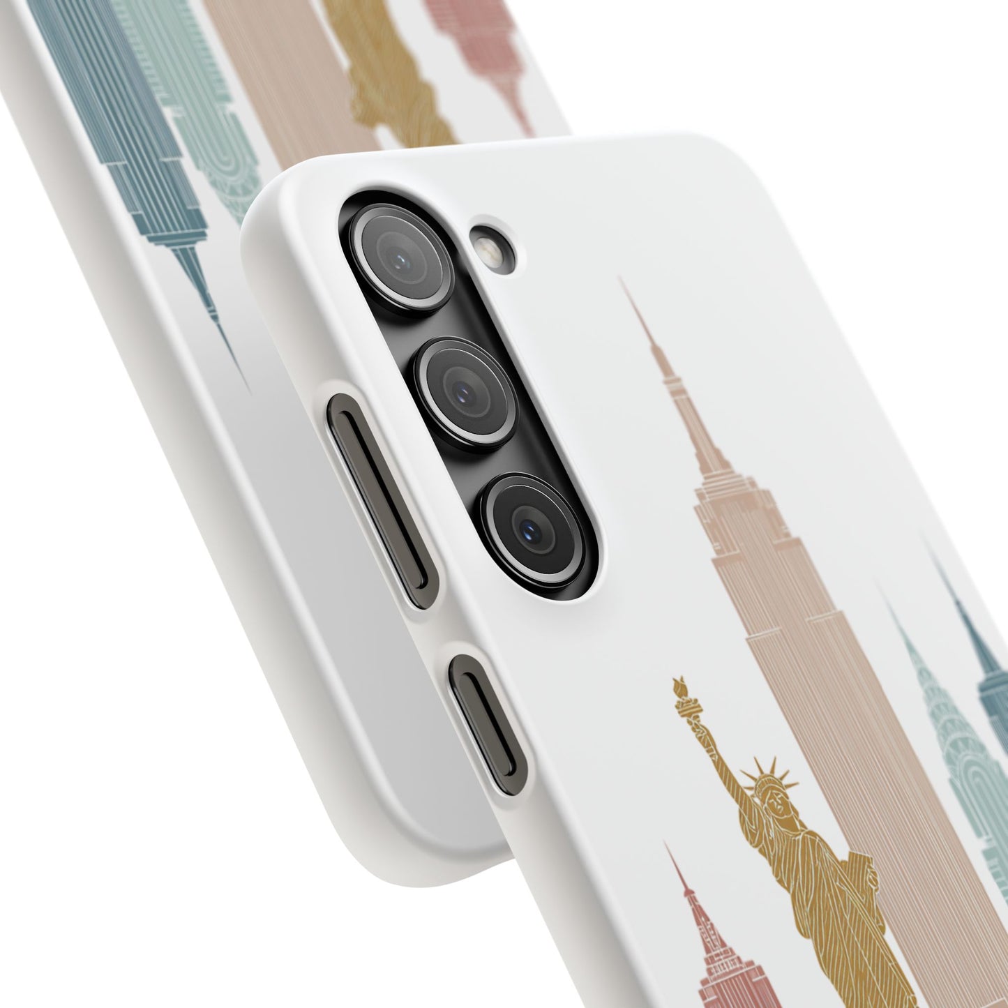 Stylish New York Snap Case, Urban Phone Cover, Cityscape Phone Case, Gift for Travelers, Trendy Protective Case