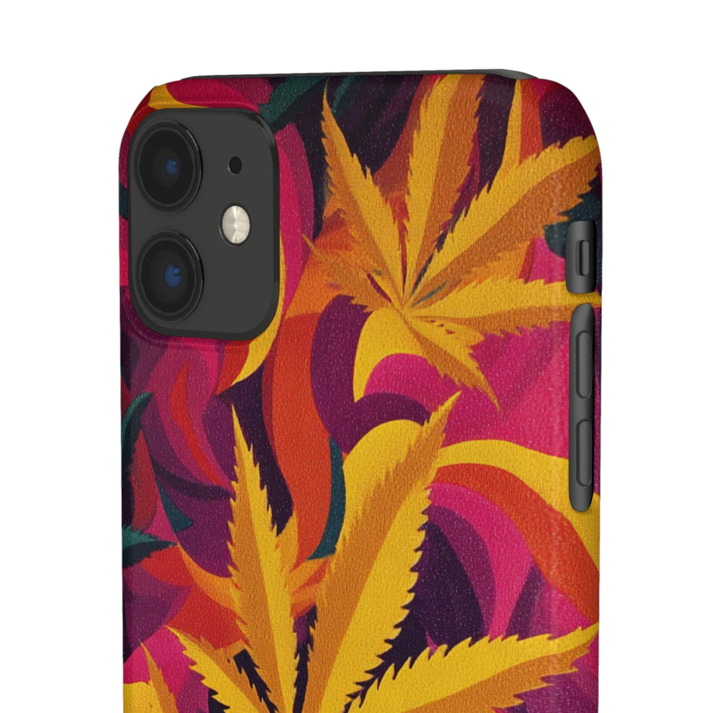 Autumn Vibe Cannabis Snap Case for IPhones and Samsungs Custom