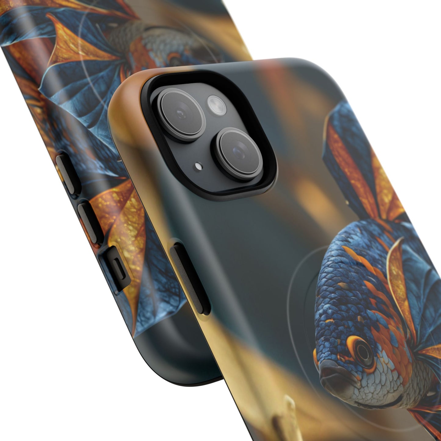 Koi Fish Tough Magnetic Phone Case — Protective Artistic Fish Design