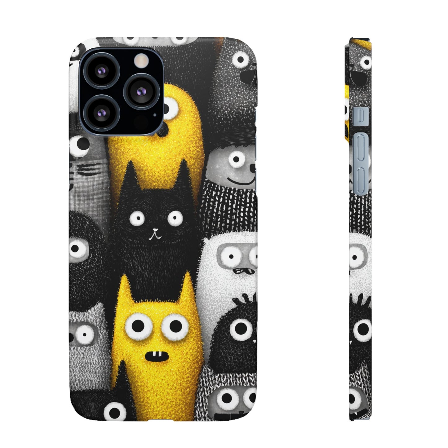 Colorful Character Snap Cases, Cute Phone Cover, Unique Gift for Kids, Fun Accessory, Perfect for Birthdays, Holidays