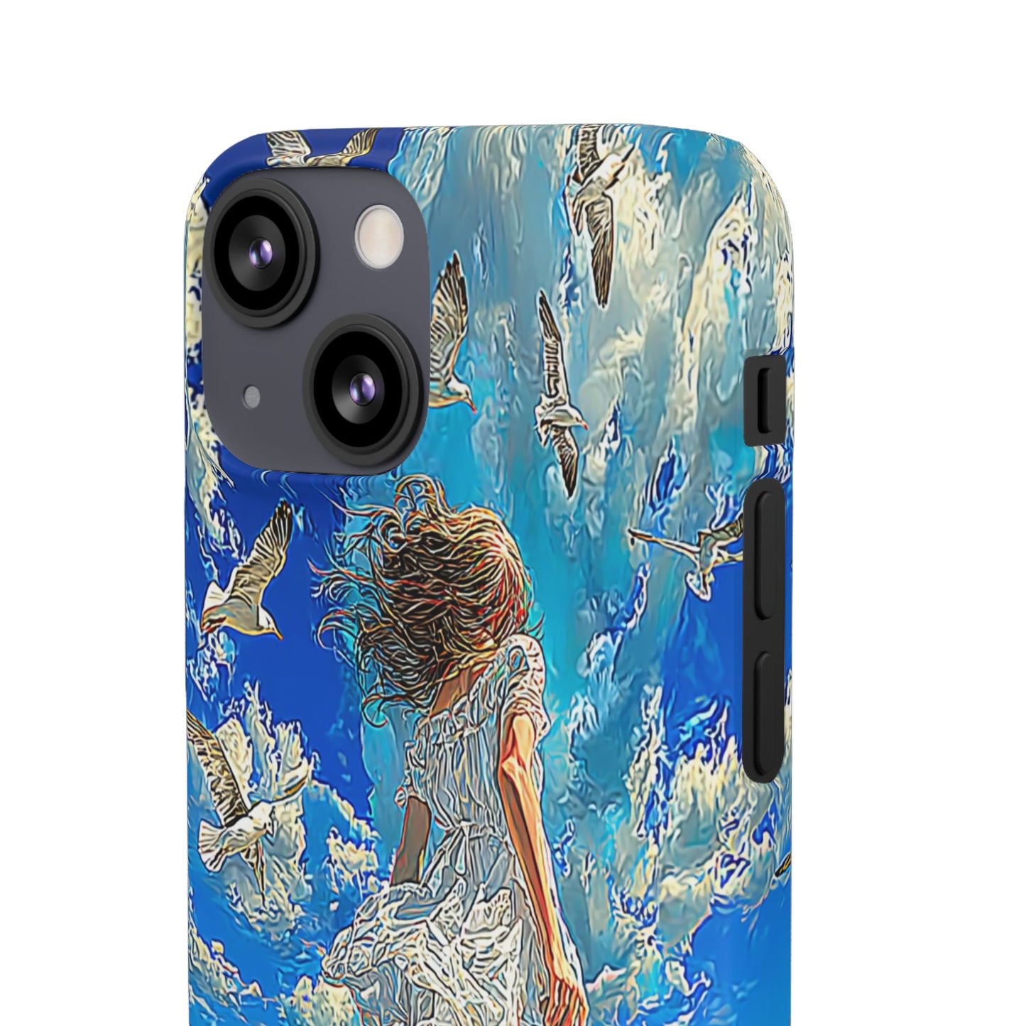 Dreamy Seaside Snap Case, Ocean Waves Phone Cover, Summer Vibe Gift, Cute Aesthetic Accessory, Beach Lover Case