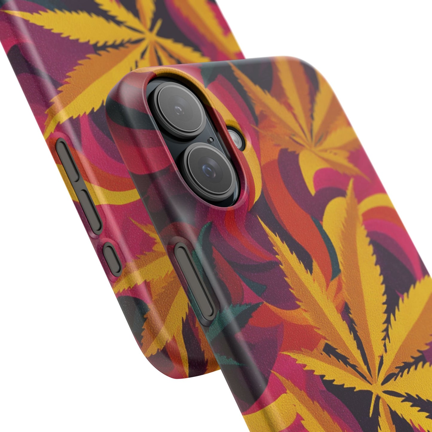 Autumn Vibe Cannabis Snap Case for IPhones and Samsungs Custom