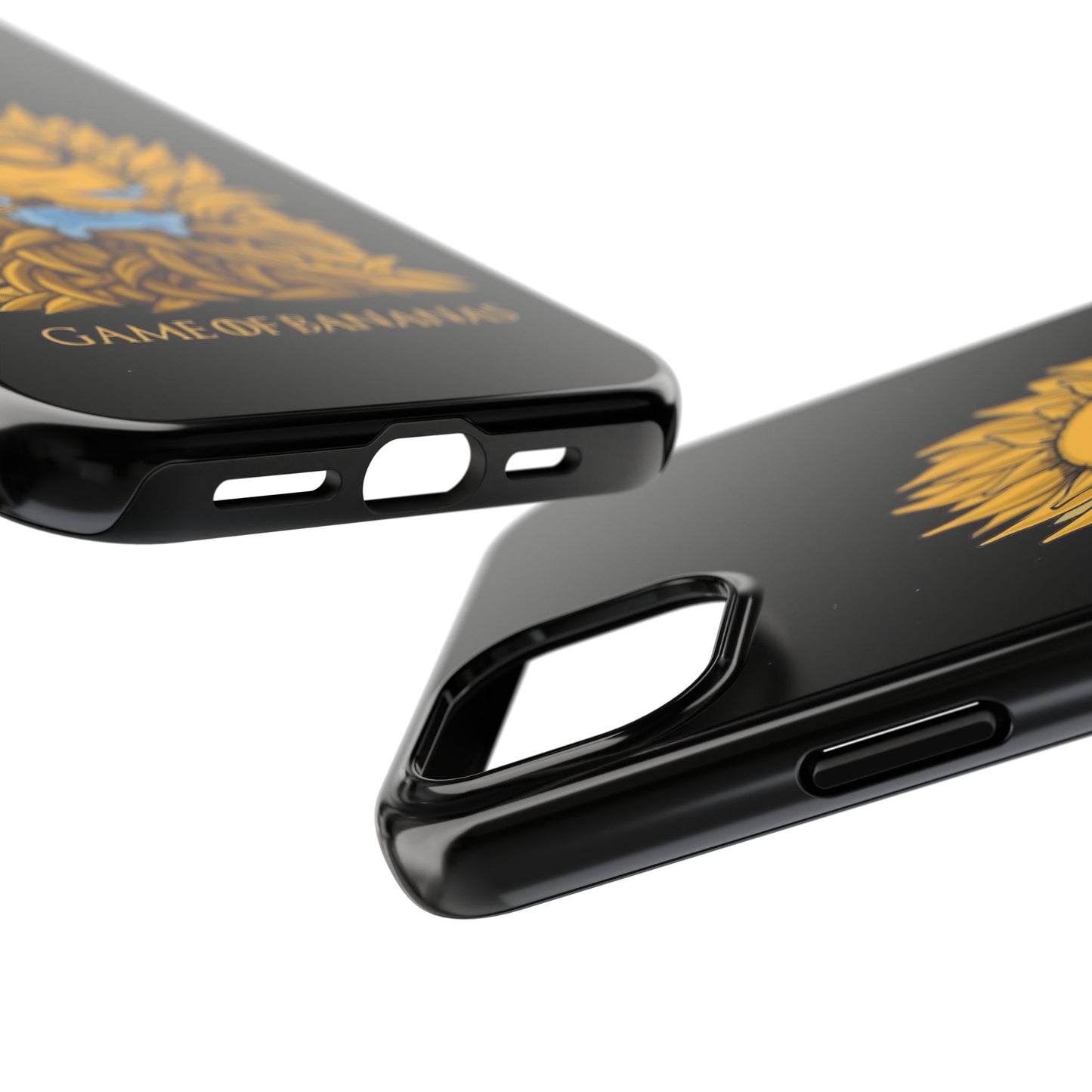 Game of BANANAS iPhone 17 Tough Phone Case | Vintage Black