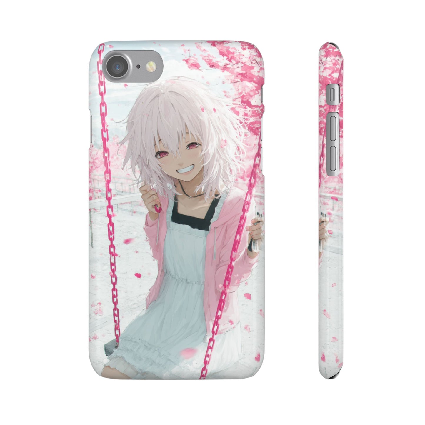 Anime Character Snap Cases for Phone, Cute Aesthetic Phone Cover, Gifts for Otaku, Floral Design, Unique Phone Cases