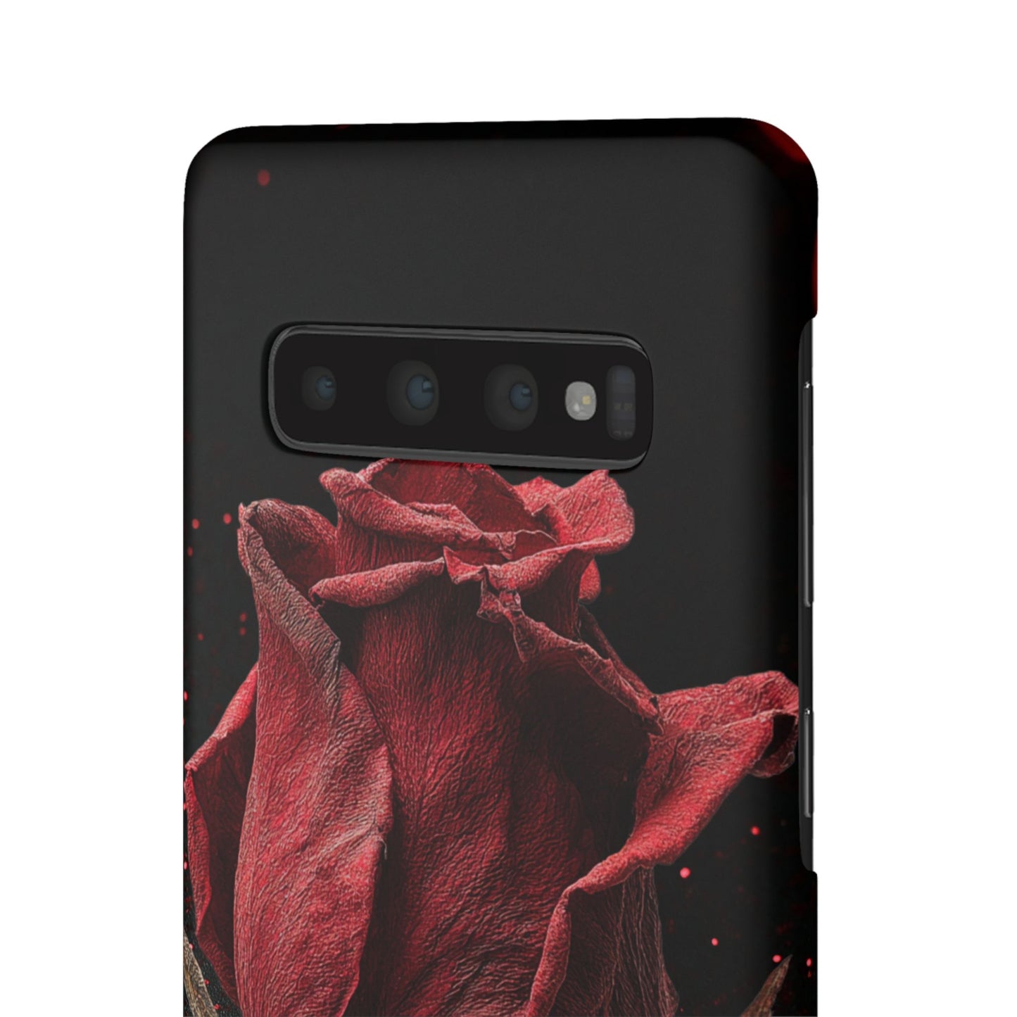 Romantic Rose Snap Case, Floral Phone Cover, Valentines Day Gift, Trendy Mobile Accessory, Heart Design Case, Elegant Phone Protector