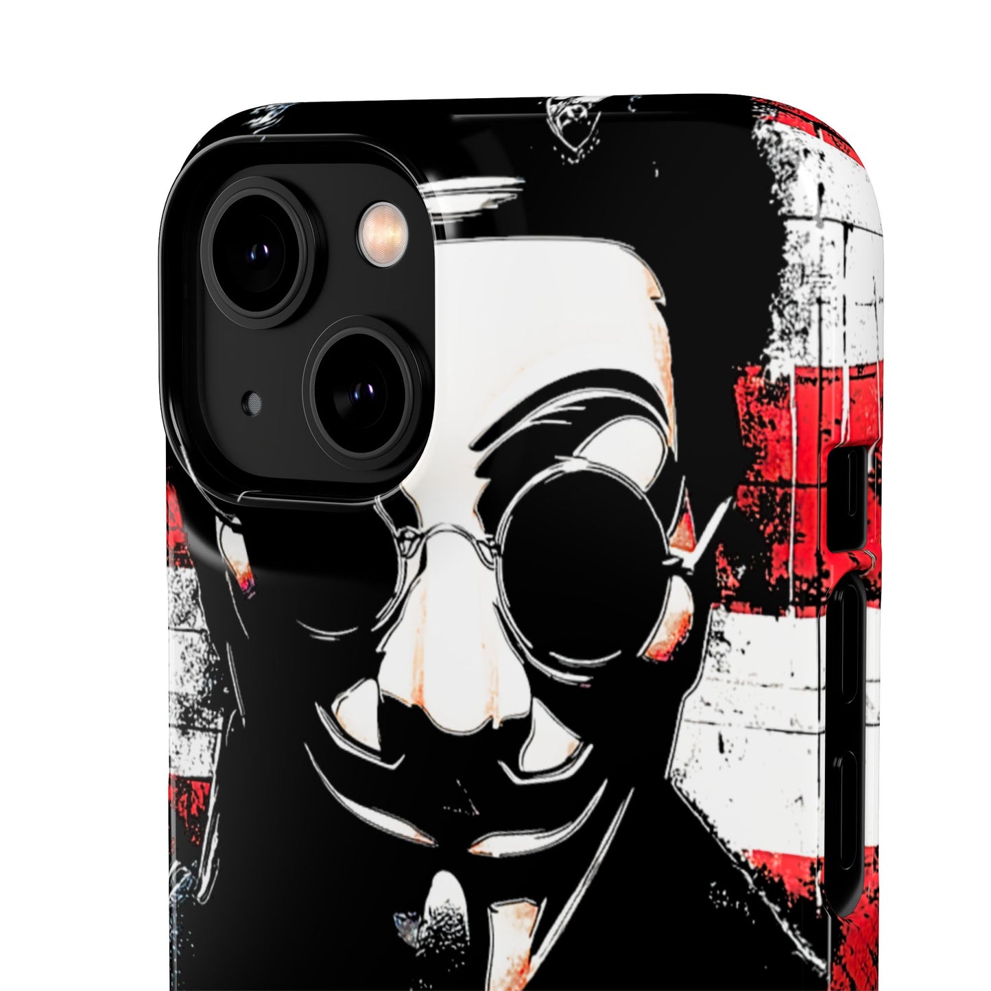 Anonimous & Guy Fawkes Art Snap Case and Protective Phone Cover For iPhone and Samsung