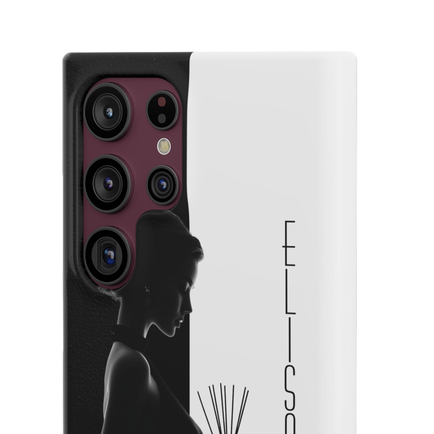 Custom Black and White Snap Case for Women Phone Cover for iPhone and Samsung
