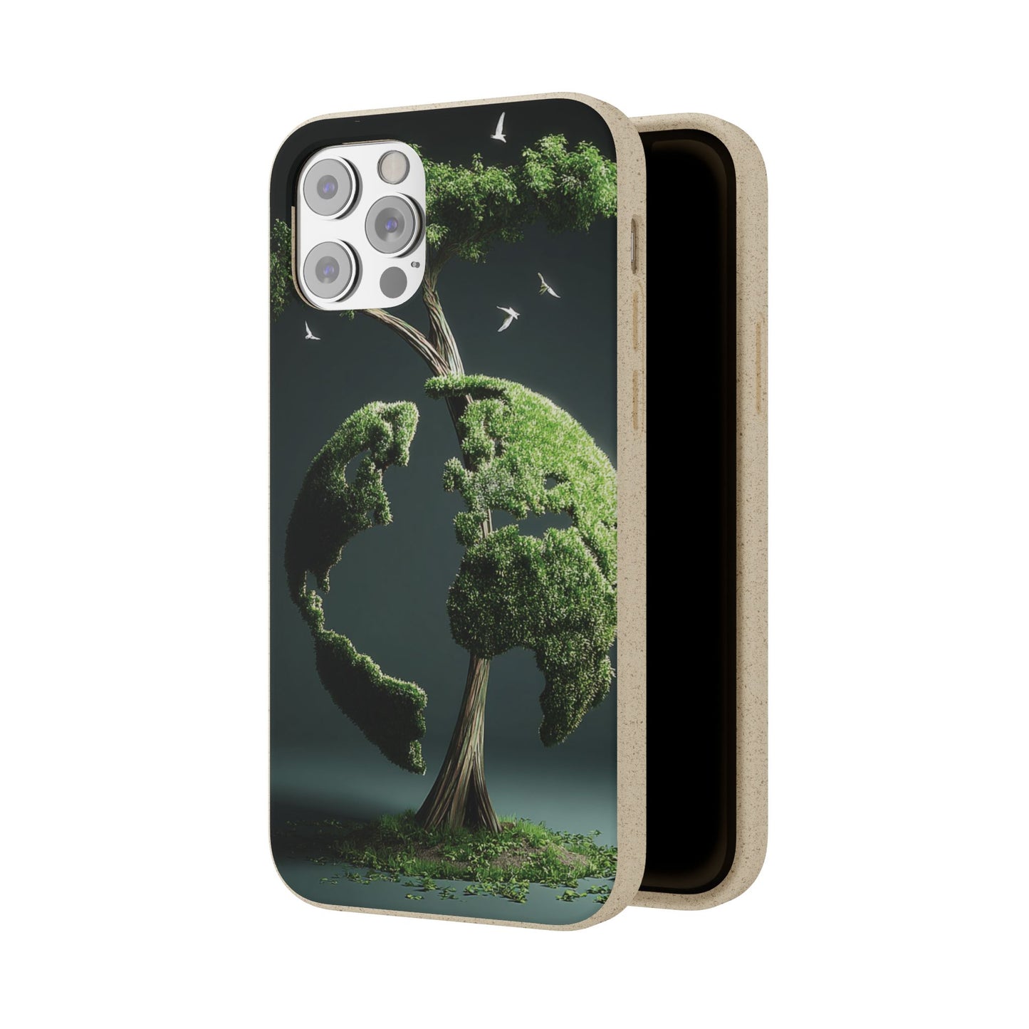 Eco-Friendly Phone Case with Nature Design, Sustainable iPhone Cover, Biodegradable Cellphone Accessories, Green Earth Gift, Earth Day [...]
