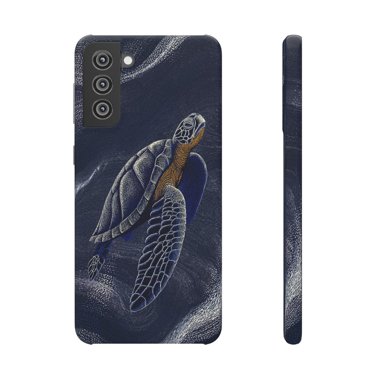 Marine Turtle Snap Case for Nature Lovers Phone Covers For Iphones and Samsungs Customization