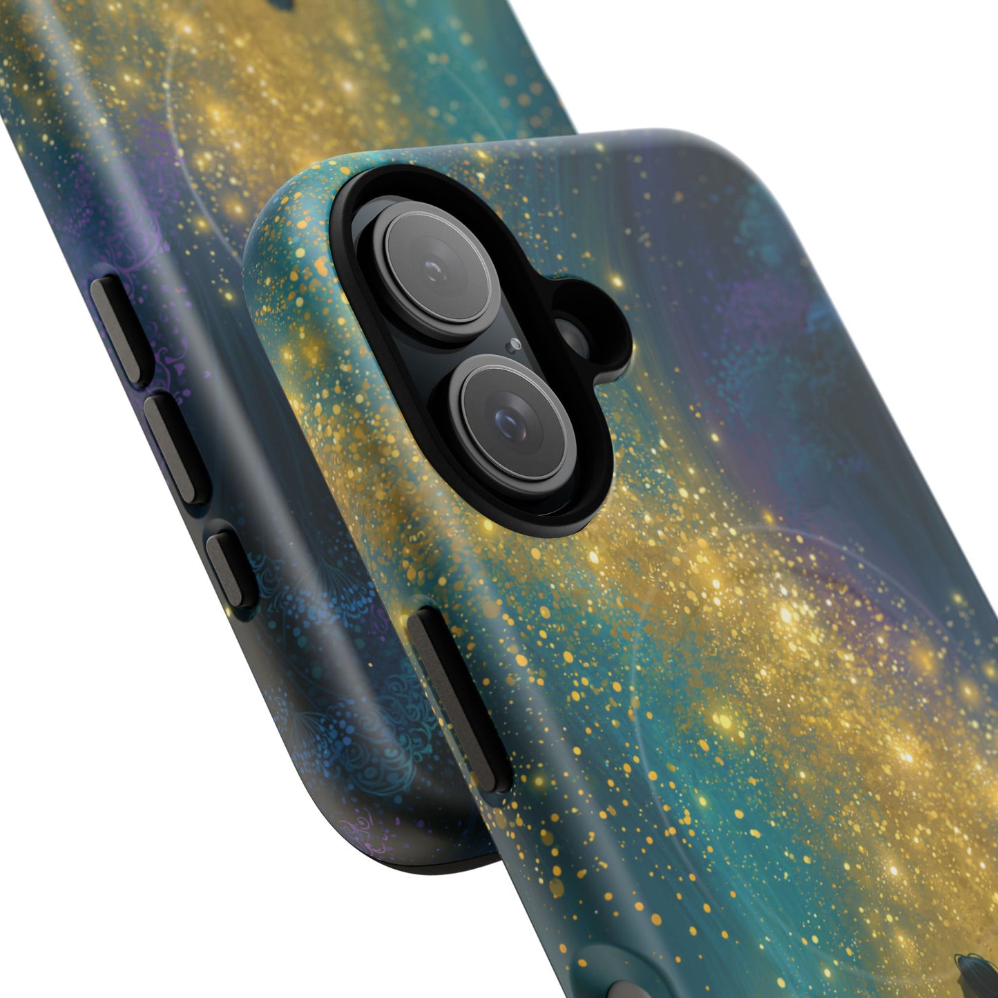 Mystical Nightfall Phone Case — Starry Silhouette Tough Magnetic Case