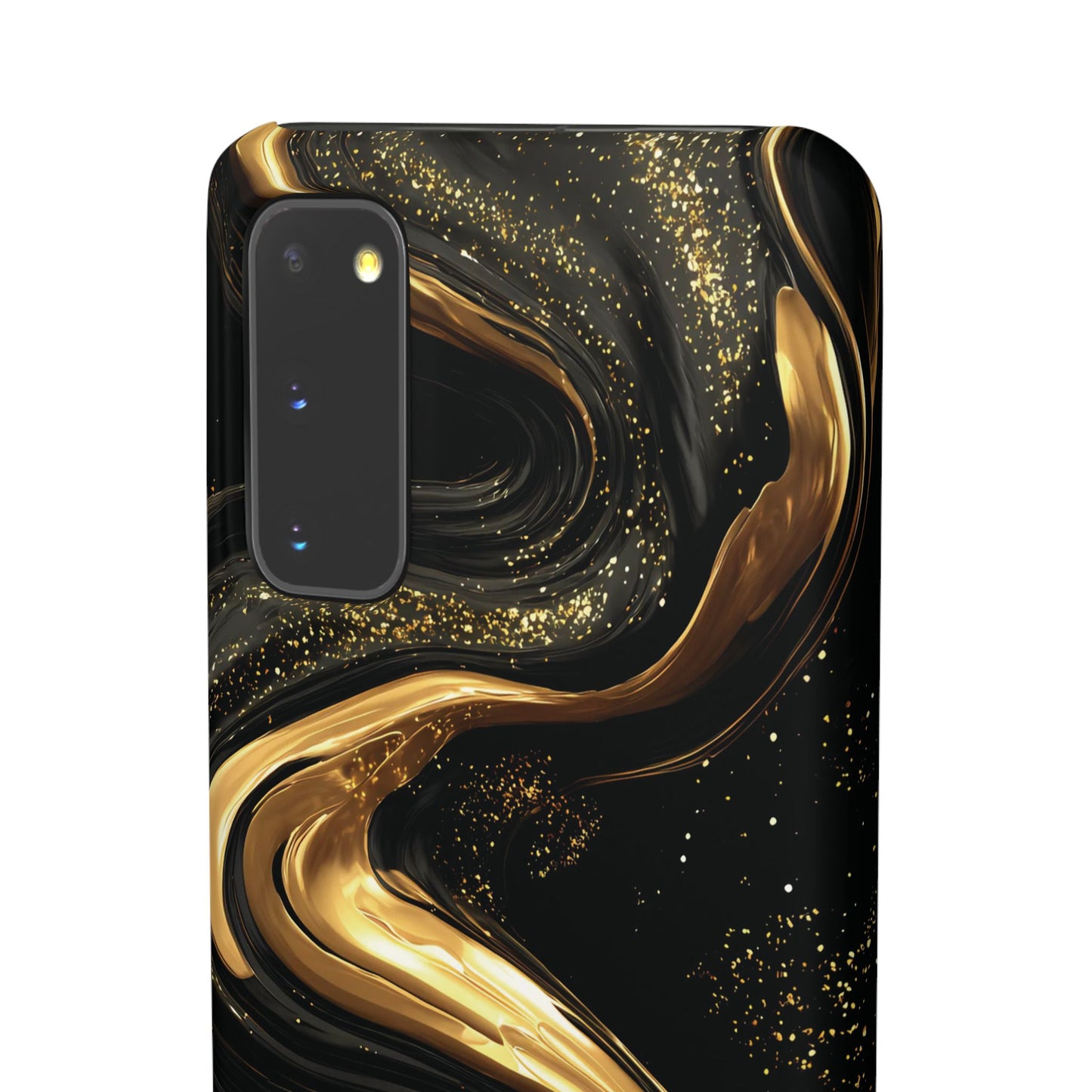 Elegant Gold Swirl Snap Case - Stylish Phone Cover, Modern Accessory, Gift for Her, Luxe Phone Case, Trendy Decor