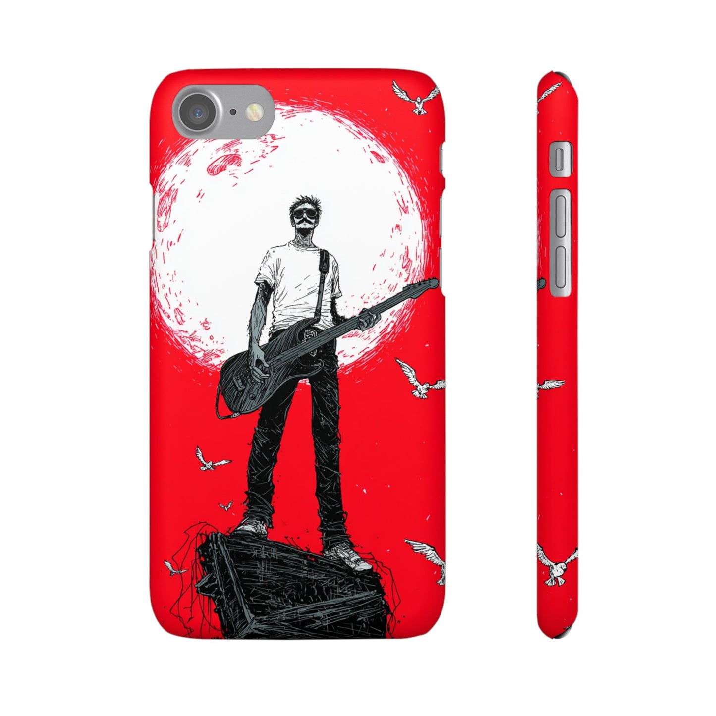 Rock & Roll Snap Cases - Music Lover's Phone Protection, Edgy Art, Gift for Guitarists, Cool Accessory for Teens