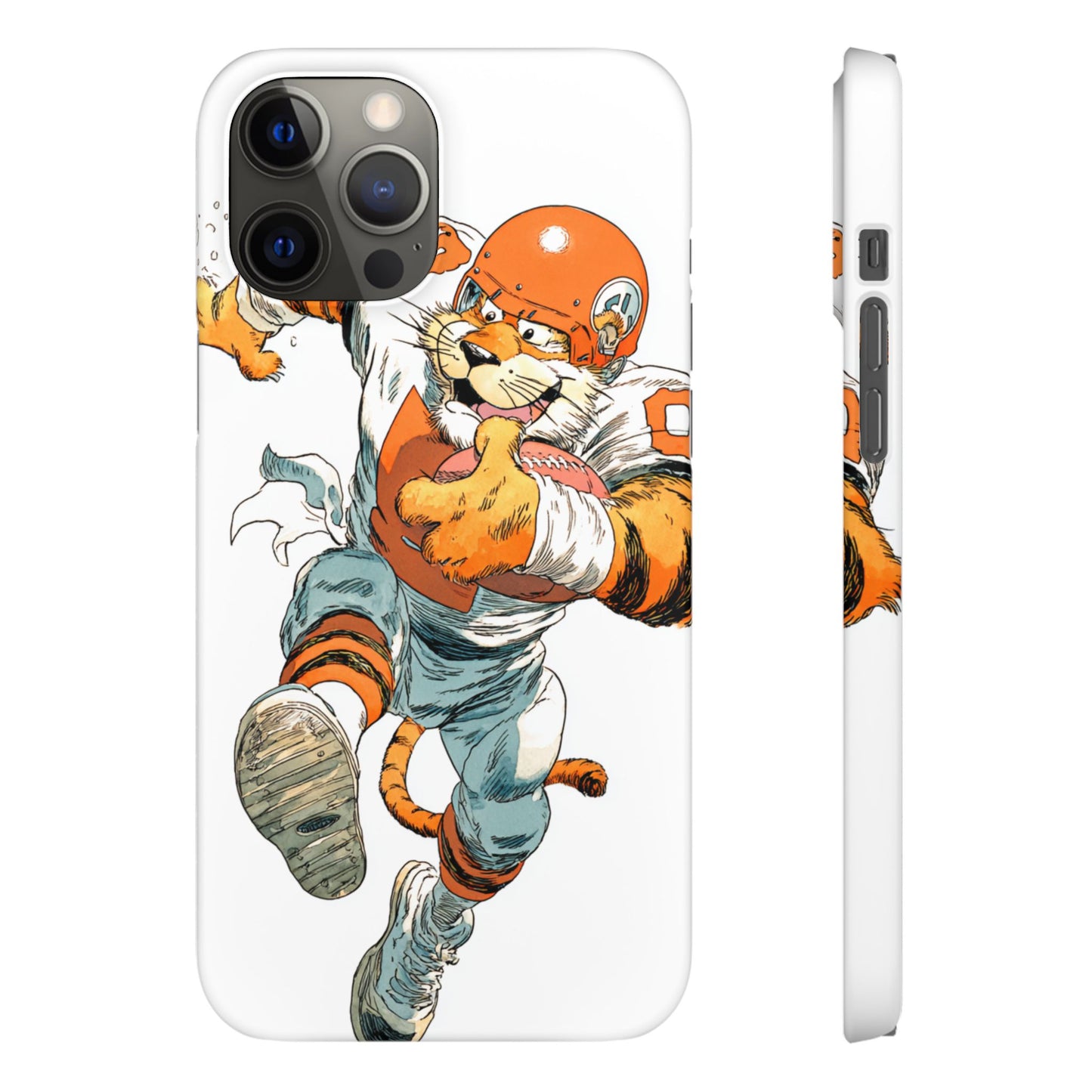 Cincinnati Bengals Snap Cases, Football Fans Phone Case, Tiger Cartoon Art Design, Football Lover Gift, Protective Phone Cover