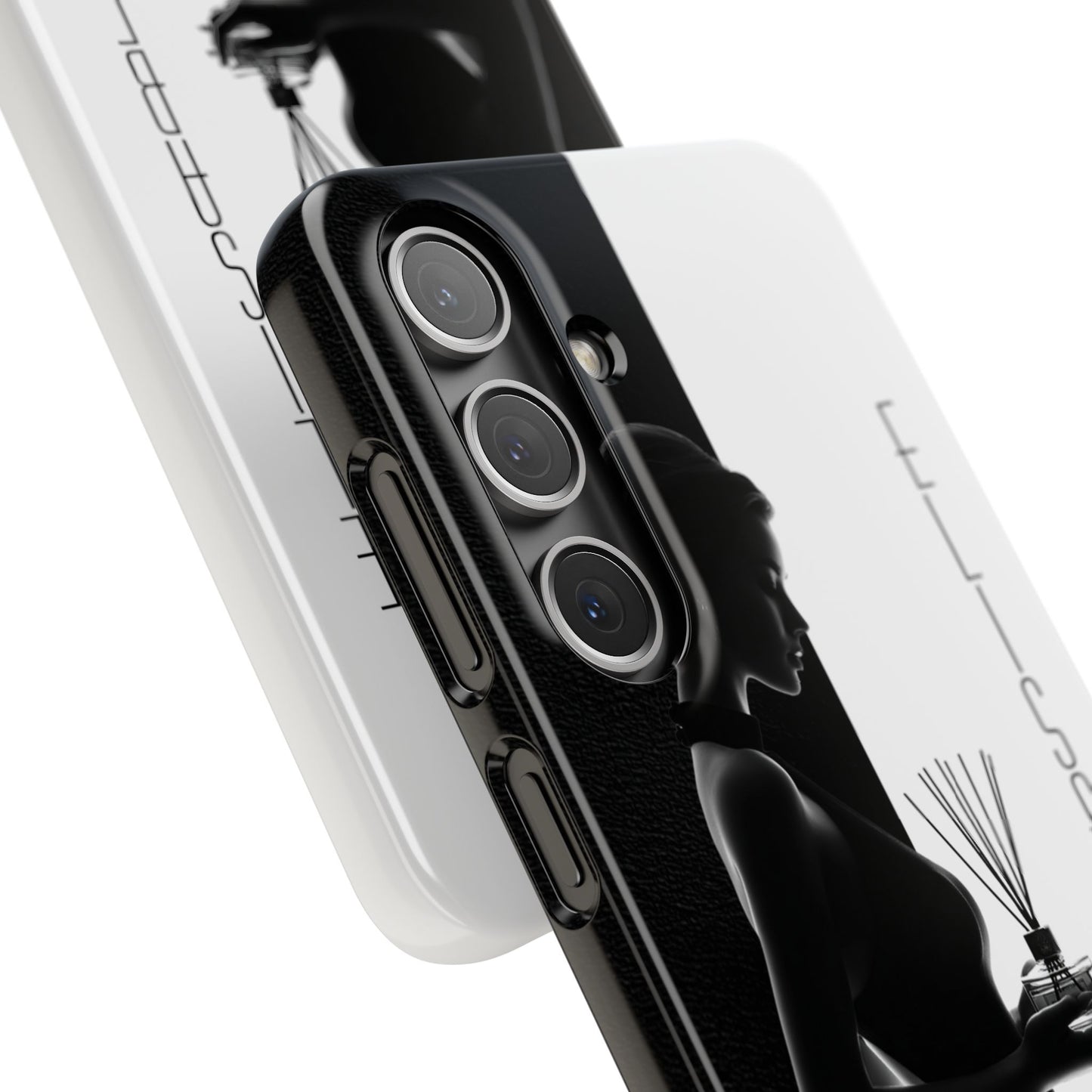 Custom Black and White Snap Case for Women Phone Cover for iPhone and Samsung