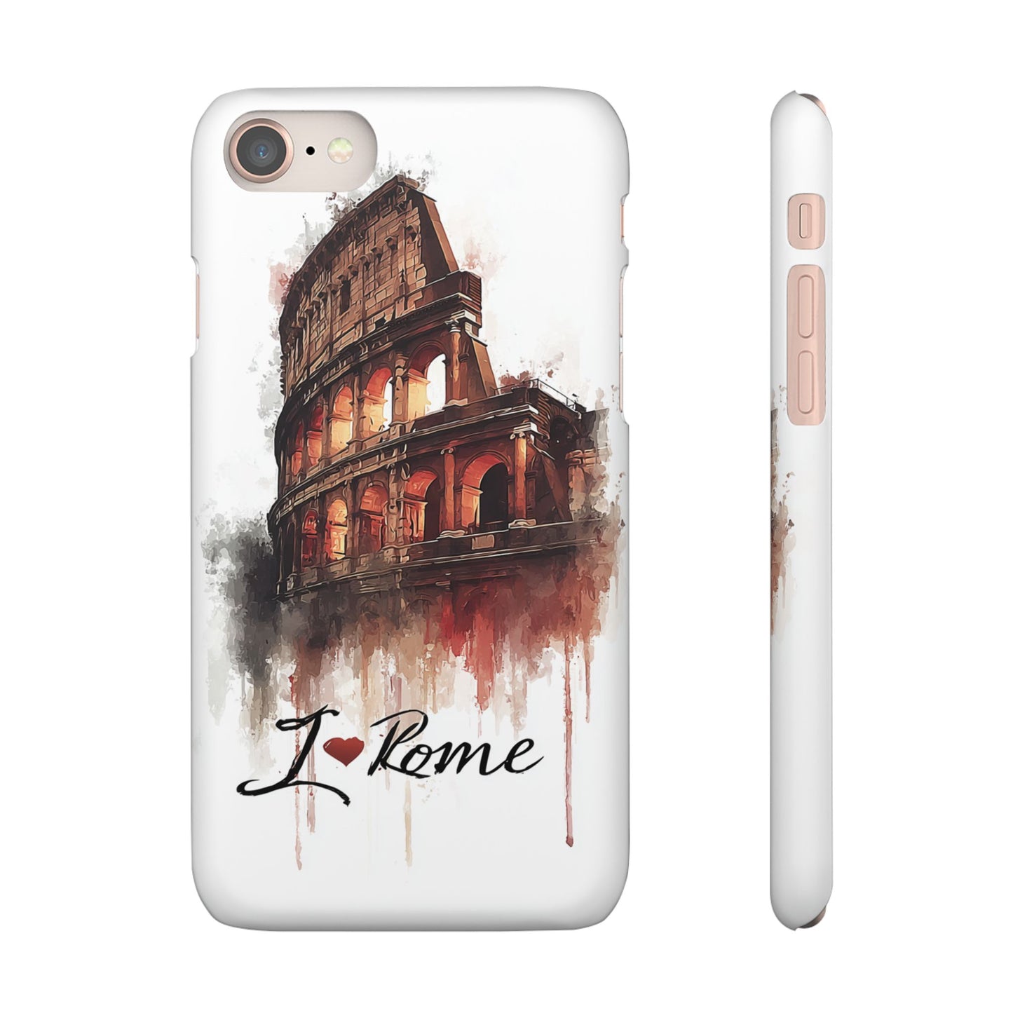 I Love Rome Snap Cases, Urban Phone Covers, Travel Accessories, Gift for Travelers, City Love Merch