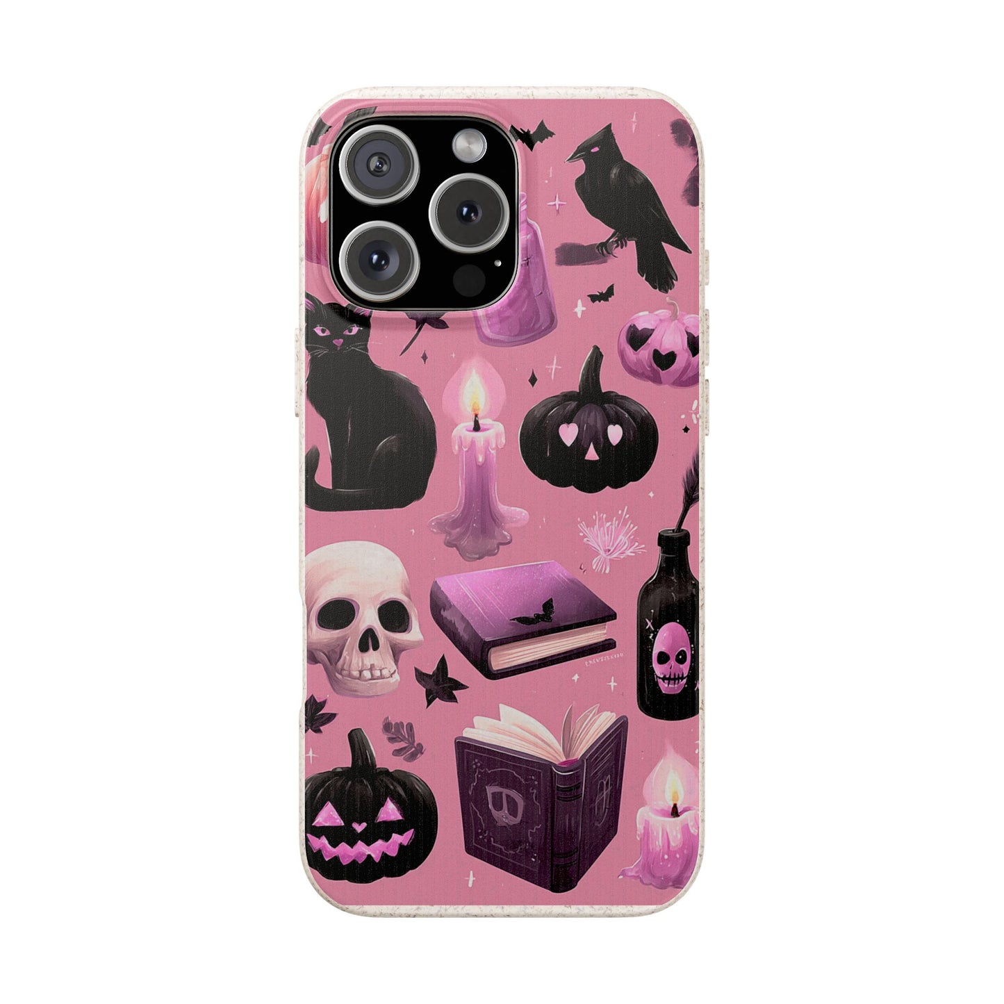 Halloween-Inspired Biodegradable Phone Case, Eco-Friendly Cell Phone Cover, Cute Goth Aesthetic Gift, Sustainable Halloween Decor, [...]