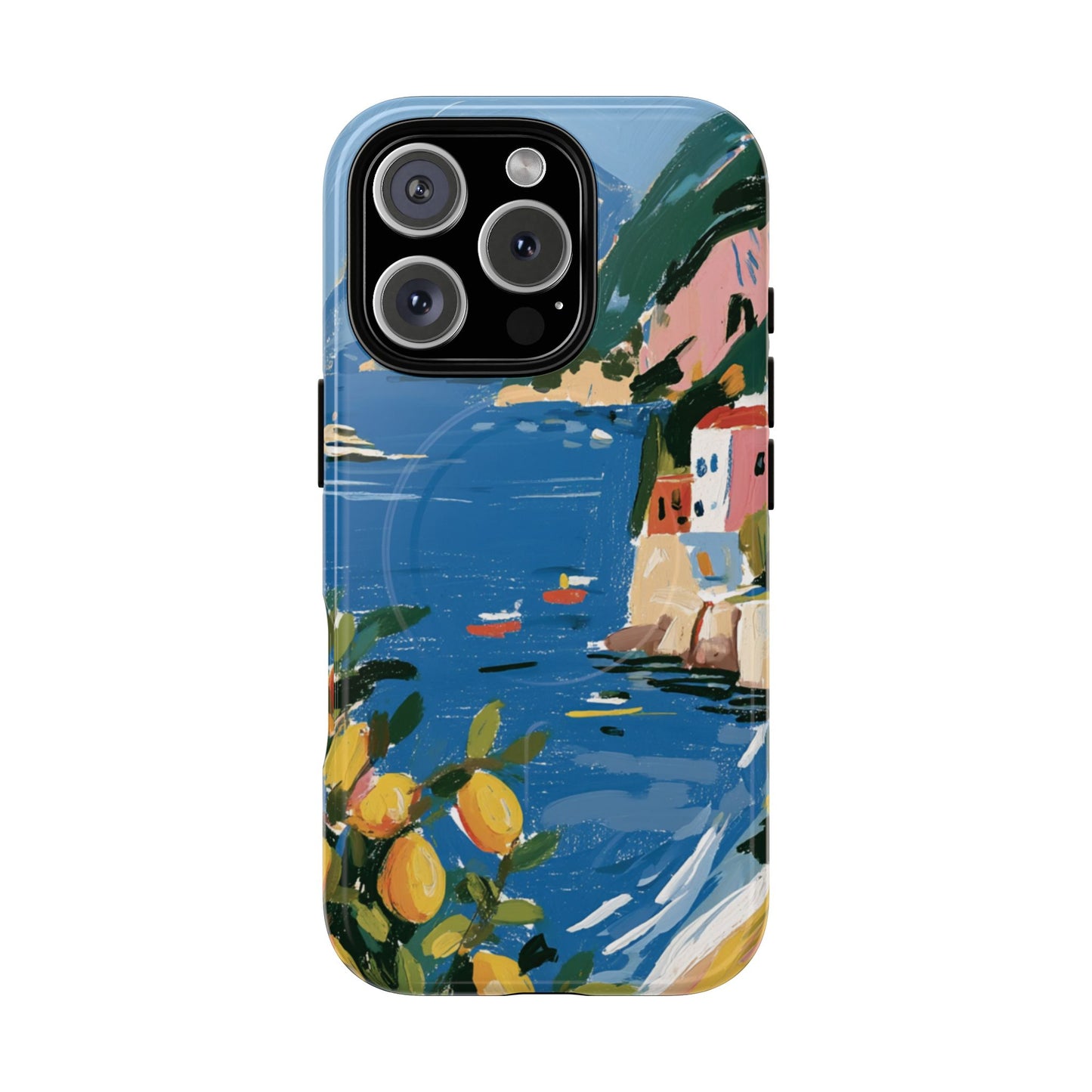 Mediterranean Coastal Phone Case – Tough Magnetic Protective Cover