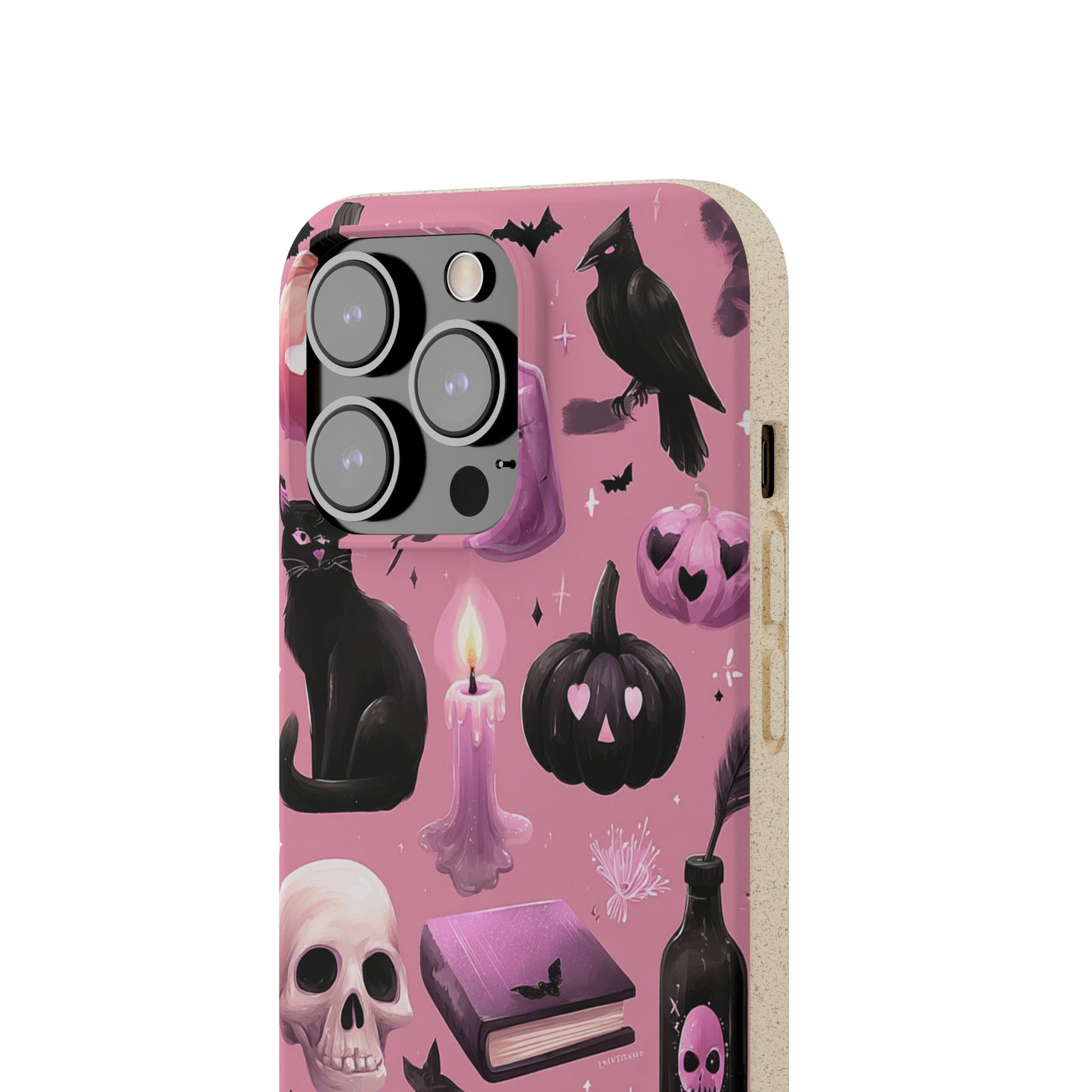 Halloween-Inspired Biodegradable Phone Case, Eco-Friendly Cell Phone Cover, Cute Goth Aesthetic Gift, Sustainable Halloween Decor, [...]