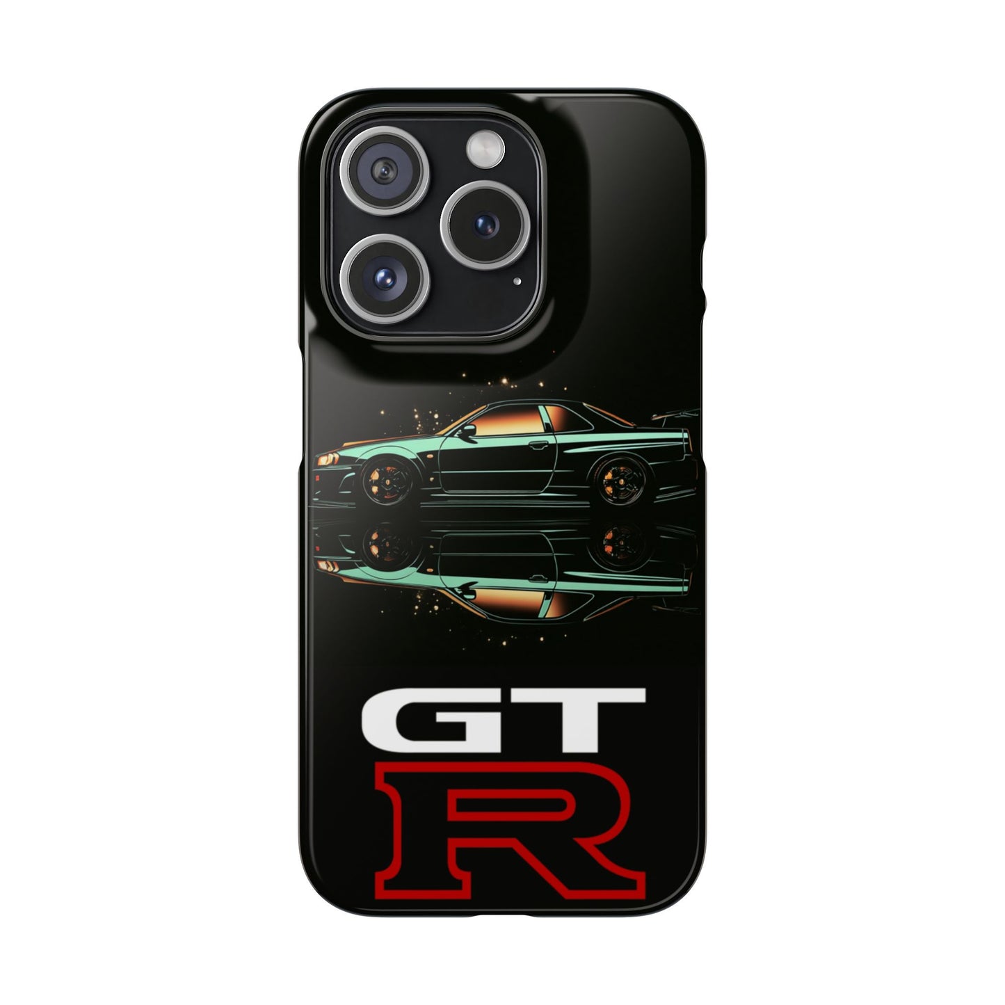 Green Skyleine R34 GTR Art Snap Case and Protective Phone Cover For iPhone and Samsung