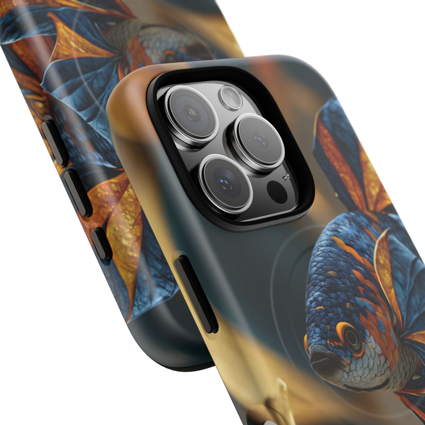 Koi Fish Tough Magnetic Phone Case — Protective Artistic Fish Design