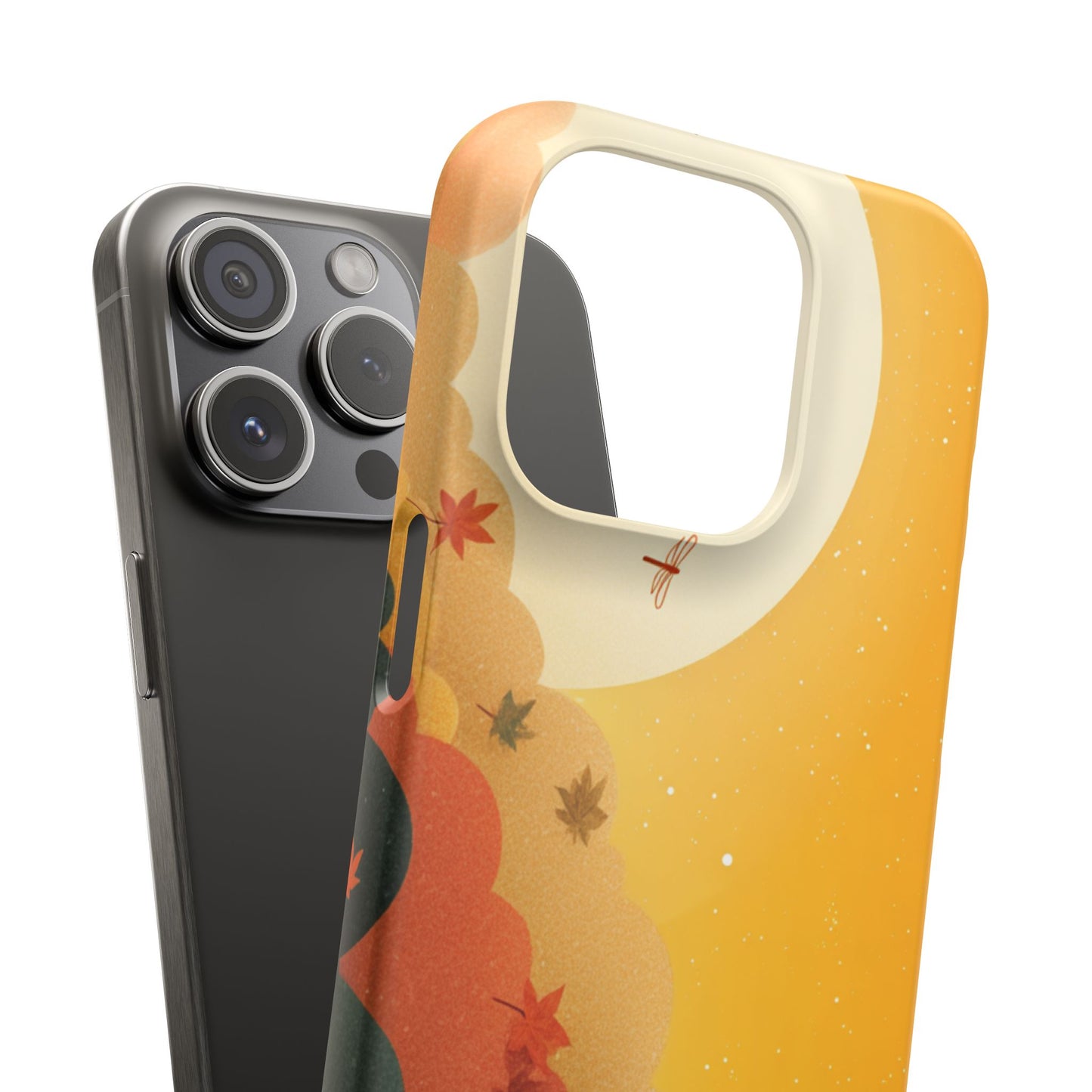 Autumn Sunset Snap Case, Fall Phone Cover, Nature-Themed Accessory, Gift for Her, Seasonal Aesthetic