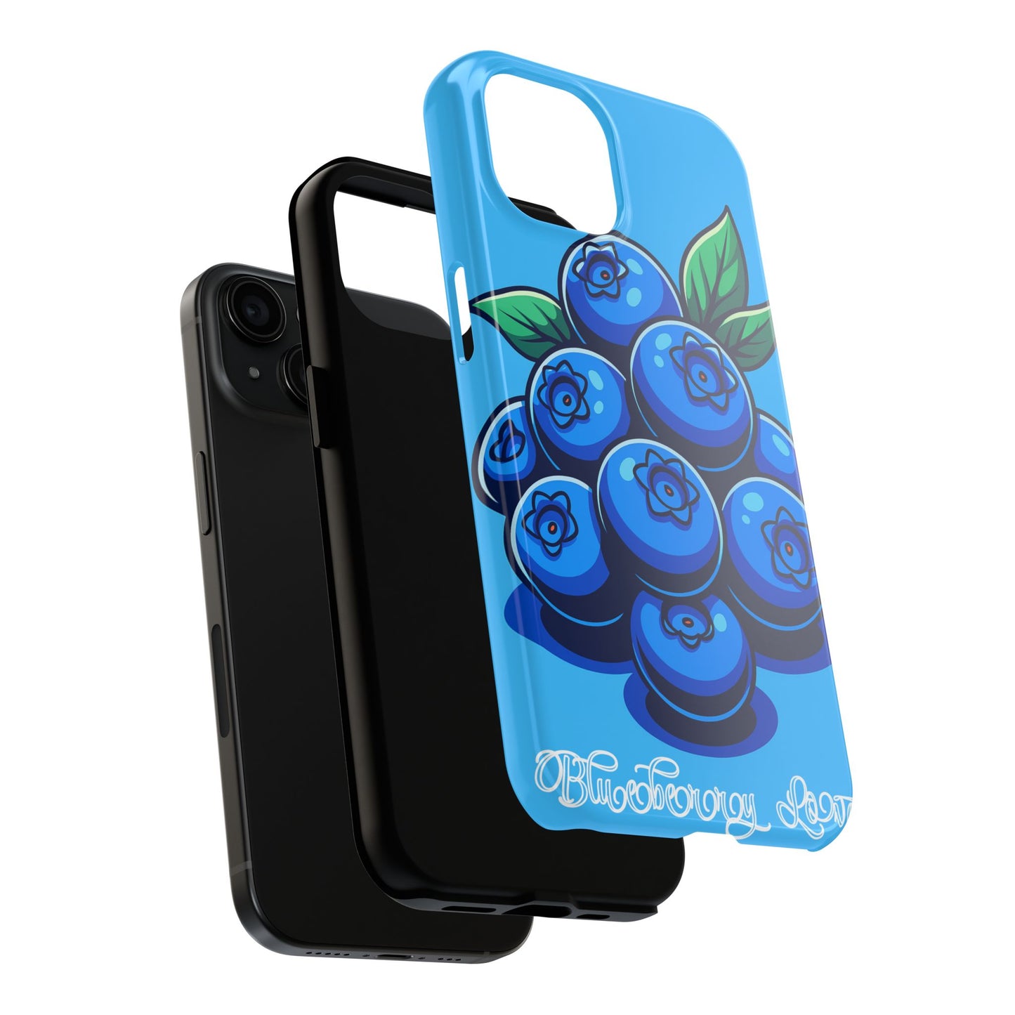 iPhone 17 Blueberry Delight Tough Phone Case, Cute Phone Cover, Fruit Lover Gift, Durable Phone Protector, Unique Smartphone Accessories