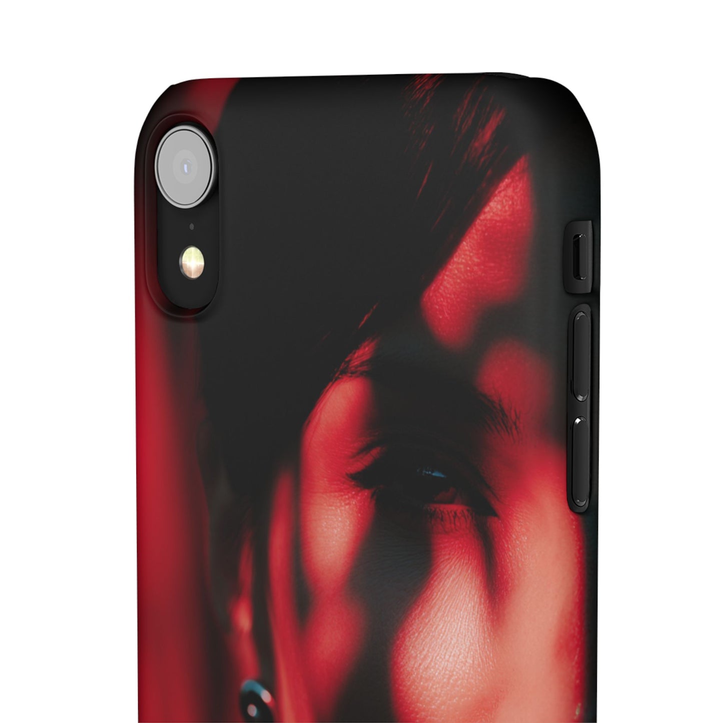 Stylish Snap Cases for Phone, Artistic Phone Cover, Unique Gifts, Red Aesthetic Case, Trendy Accessory, Vibrant Protection