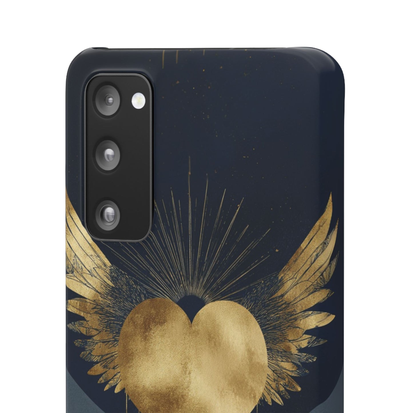 Heart Wing Snap Case, Elegant Phone Cover, Unique Gift, Artistic Accessory, Protective Case for Love and Romance