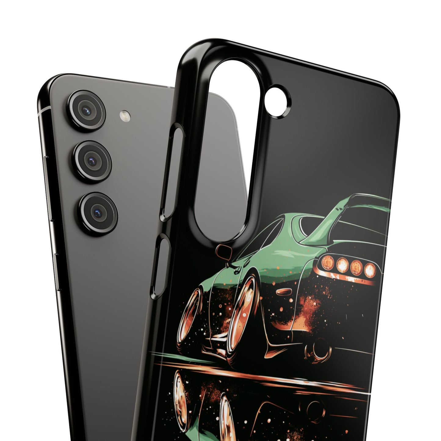 A80 MK4 Green Supra Art Snap Case and Protective Phone Cover For iPhone and Samsung