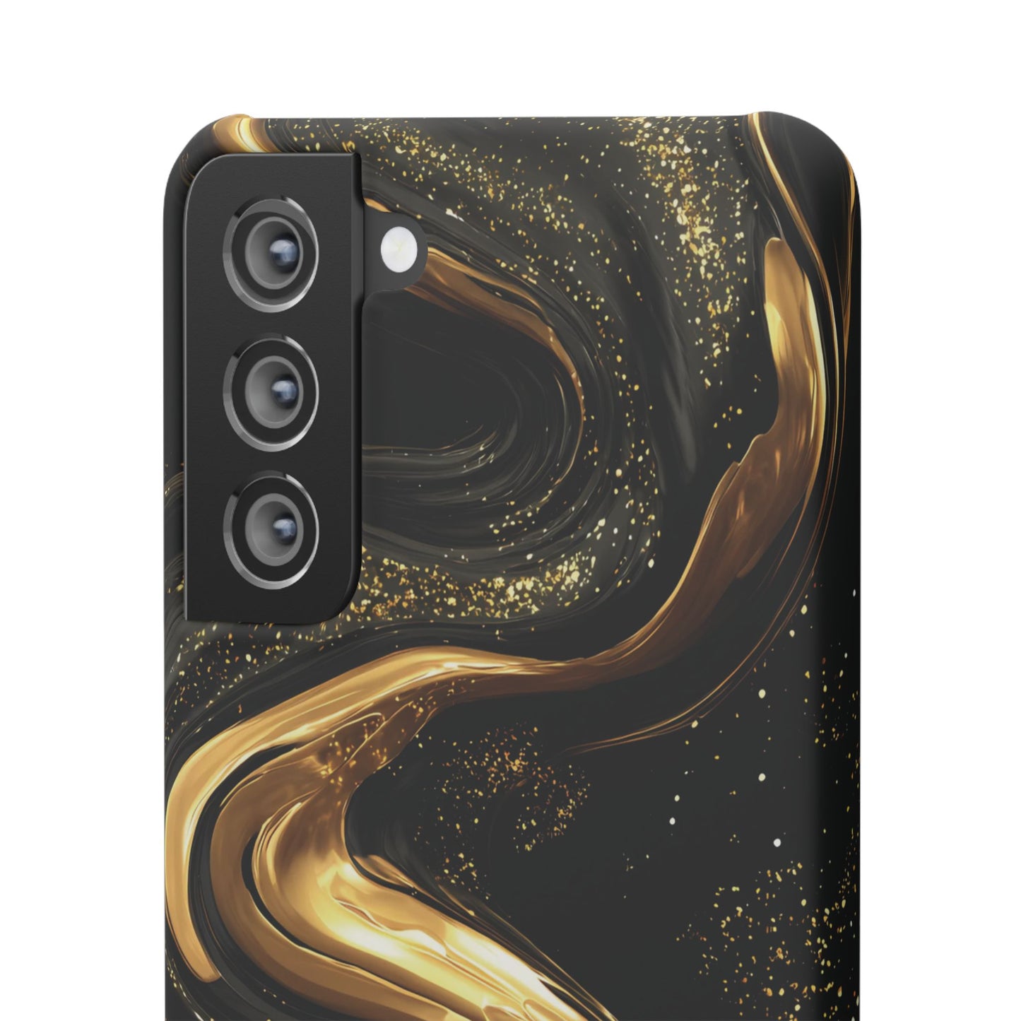 Elegant Gold Swirl Snap Case - Stylish Phone Cover, Modern Accessory, Gift for Her, Luxe Phone Case, Trendy Decor