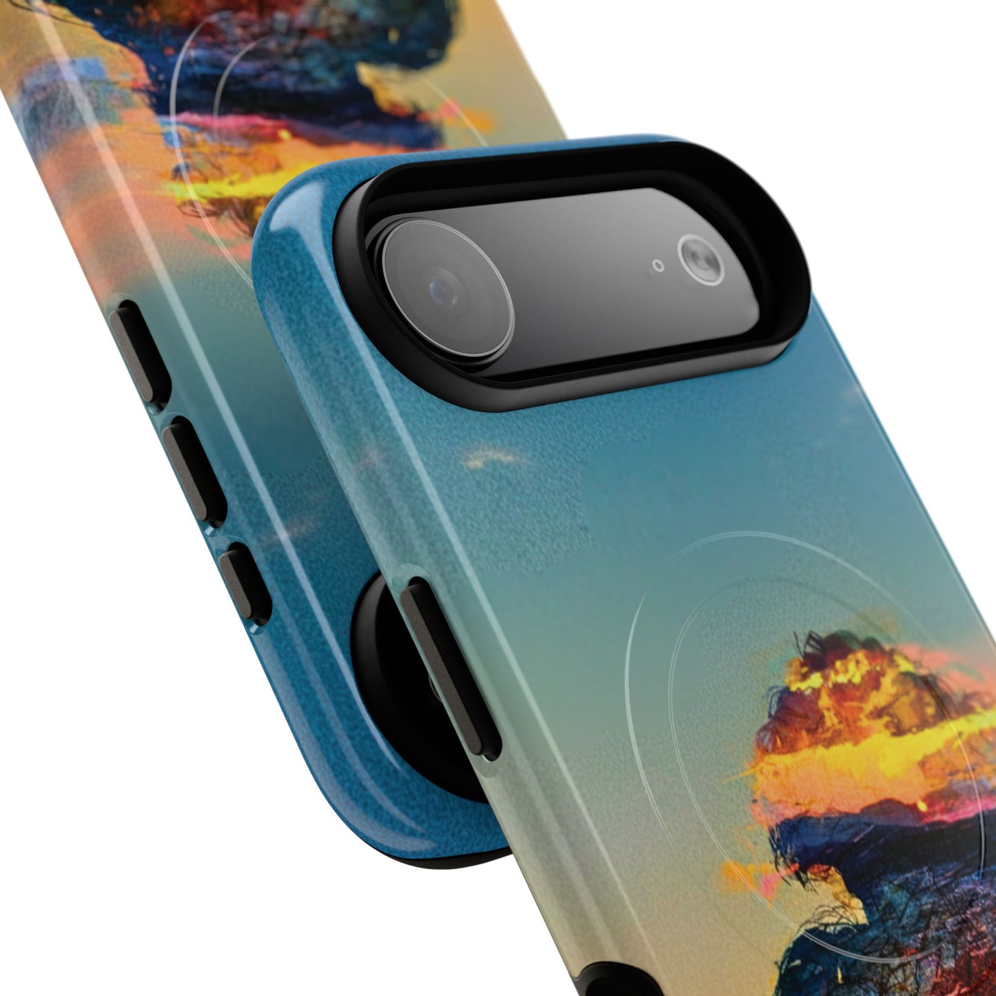 Abstract Sunset Silhouette Tough Magnetic Phone Case