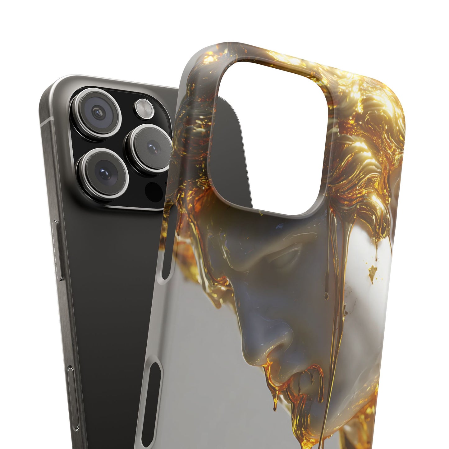 Gold Goddess Art Snap Case, Artistic Phone Cover, Unique Phone Accessory, Gift for Art Lovers, Stylish Protection