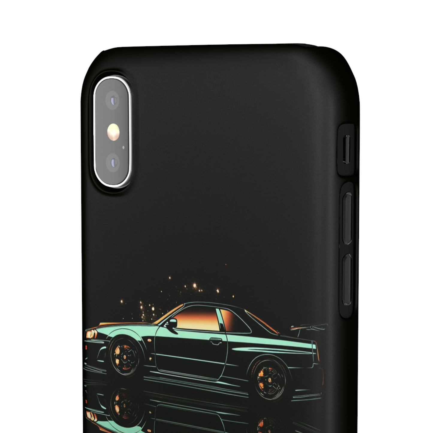 Green Skyleine R34 GTR Art Snap Case and Protective Phone Cover For iPhone and Samsung