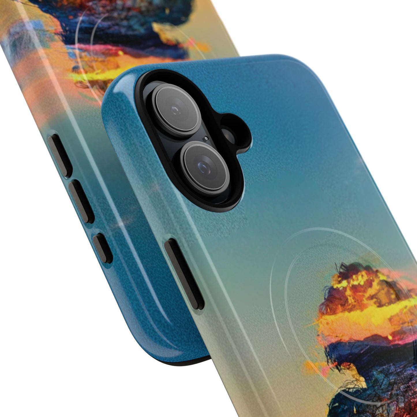 Abstract Sunset Silhouette Tough Magnetic Phone Case