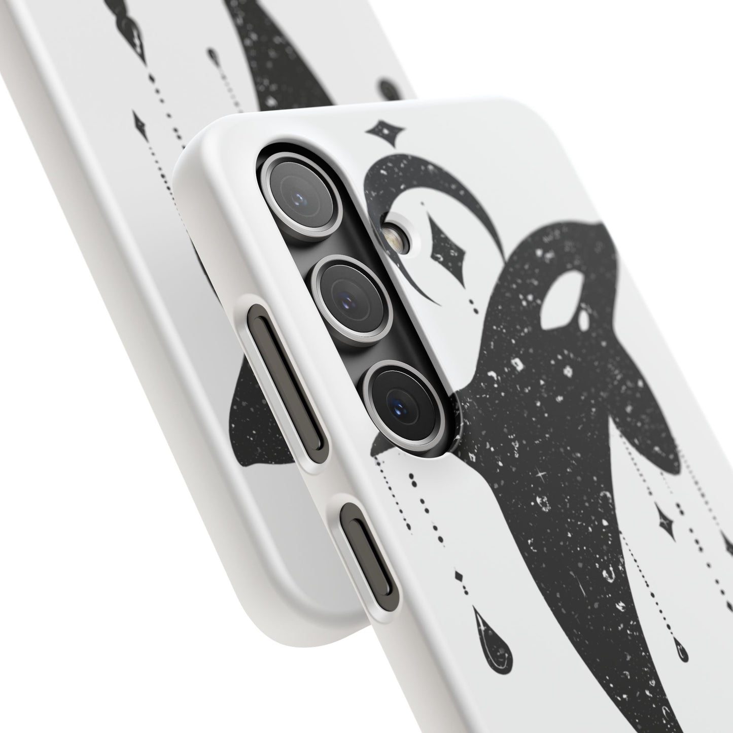 Celestial Orca Snap Case | Phone Cover, Whale Lover Gift, Cosmic Decor, Unique Art, Ocean Vibe