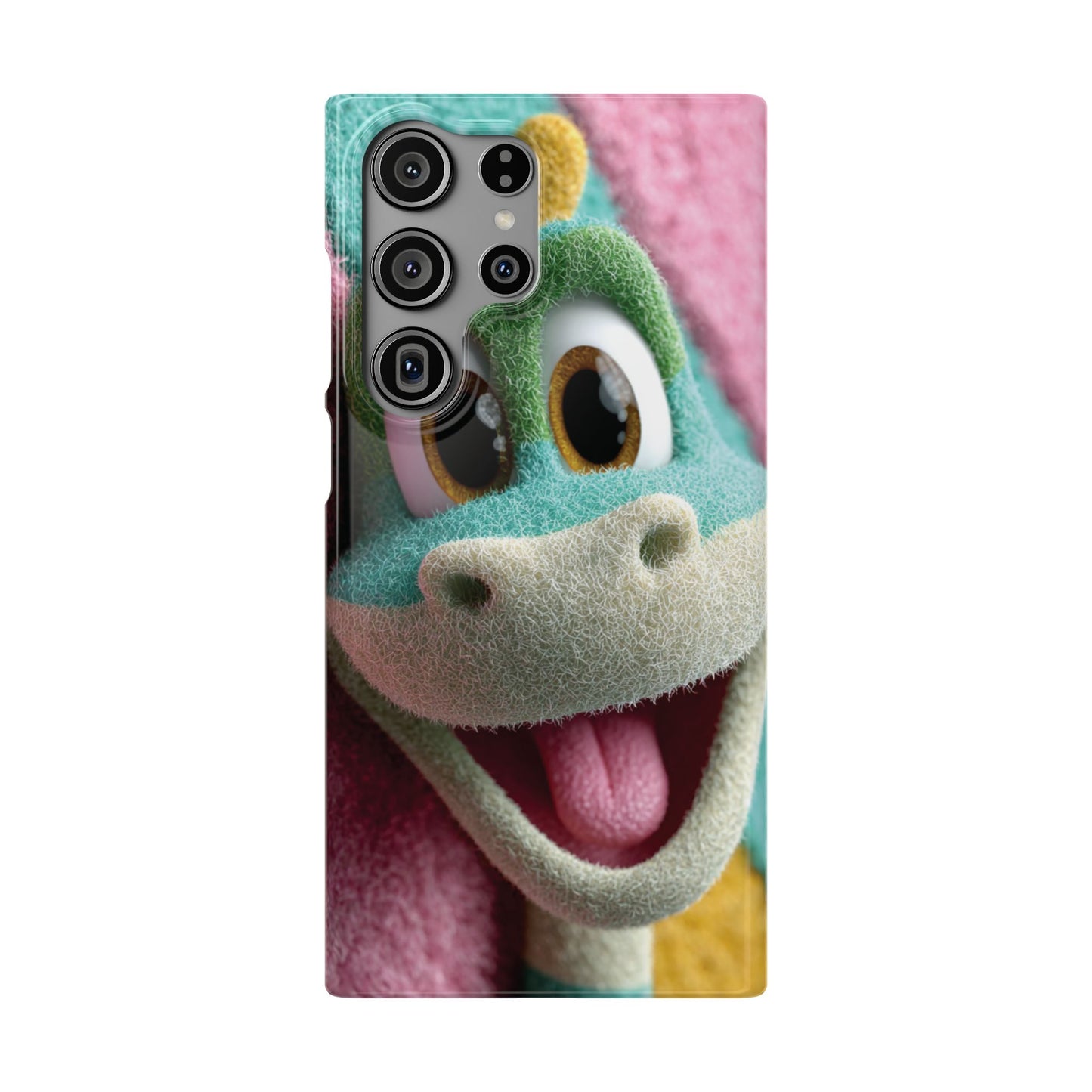 Fun Dino Snap Case for Kids | Cute Phone Cover | Colorful Mobile Accessory | Birthday Gift | Child's Tech Style