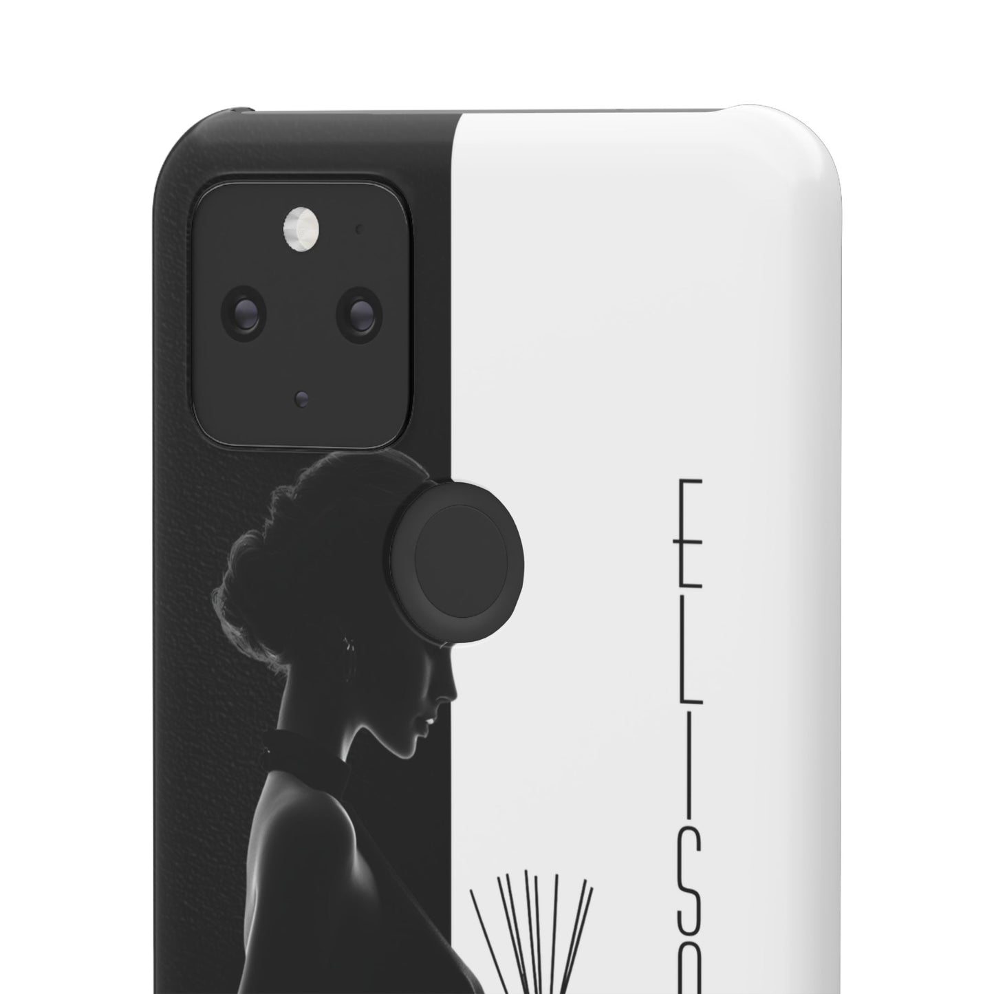 Custom Black and White Snap Case for Women Phone Cover for iPhone and Samsung