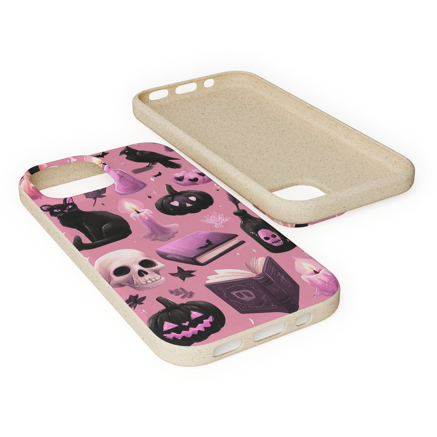 Halloween-Inspired Biodegradable Phone Case, Eco-Friendly Cell Phone Cover, Cute Goth Aesthetic Gift, Sustainable Halloween Decor, [...]